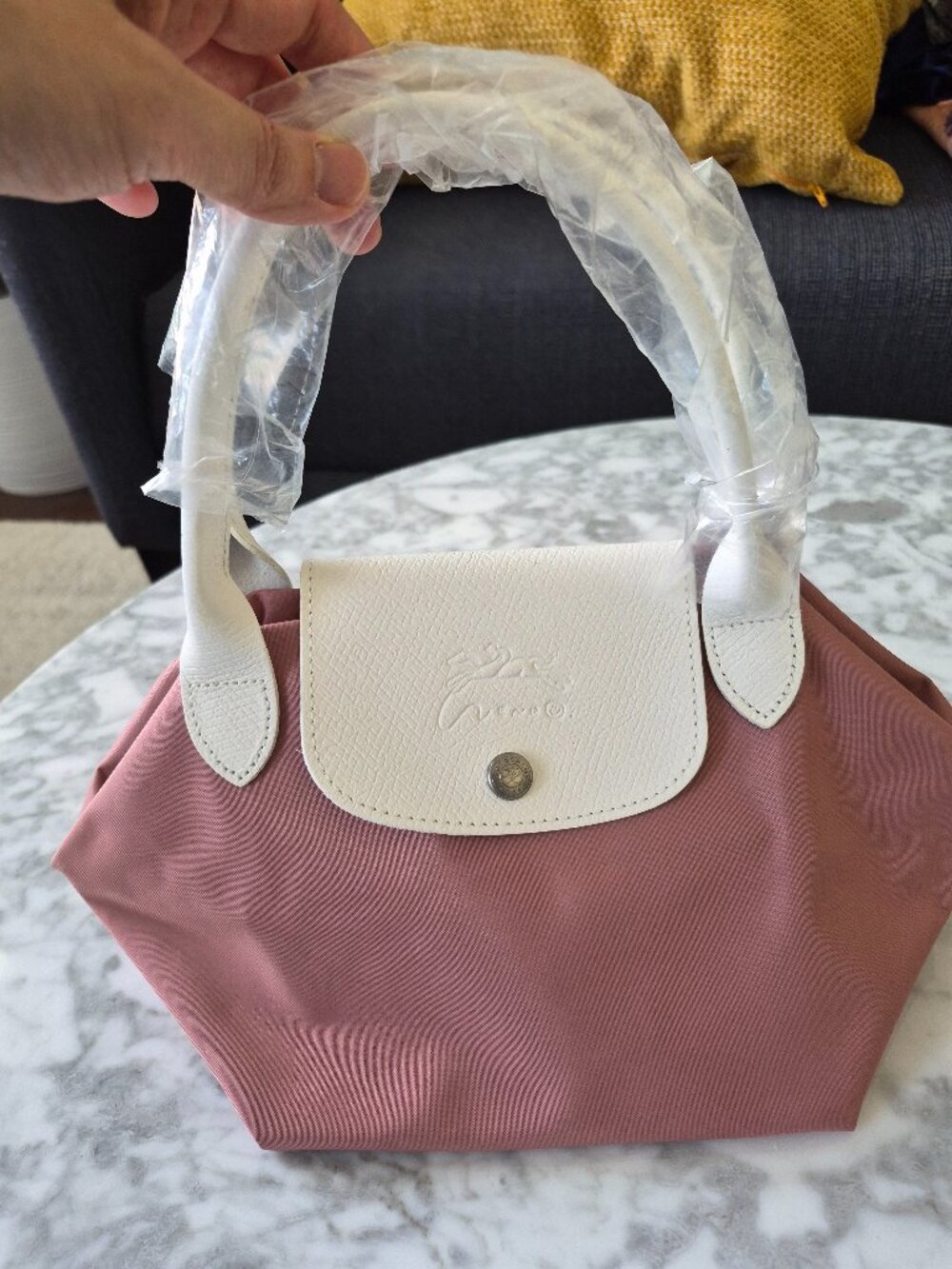 Brand New Rare Pink Longchamp Top Handle Bag